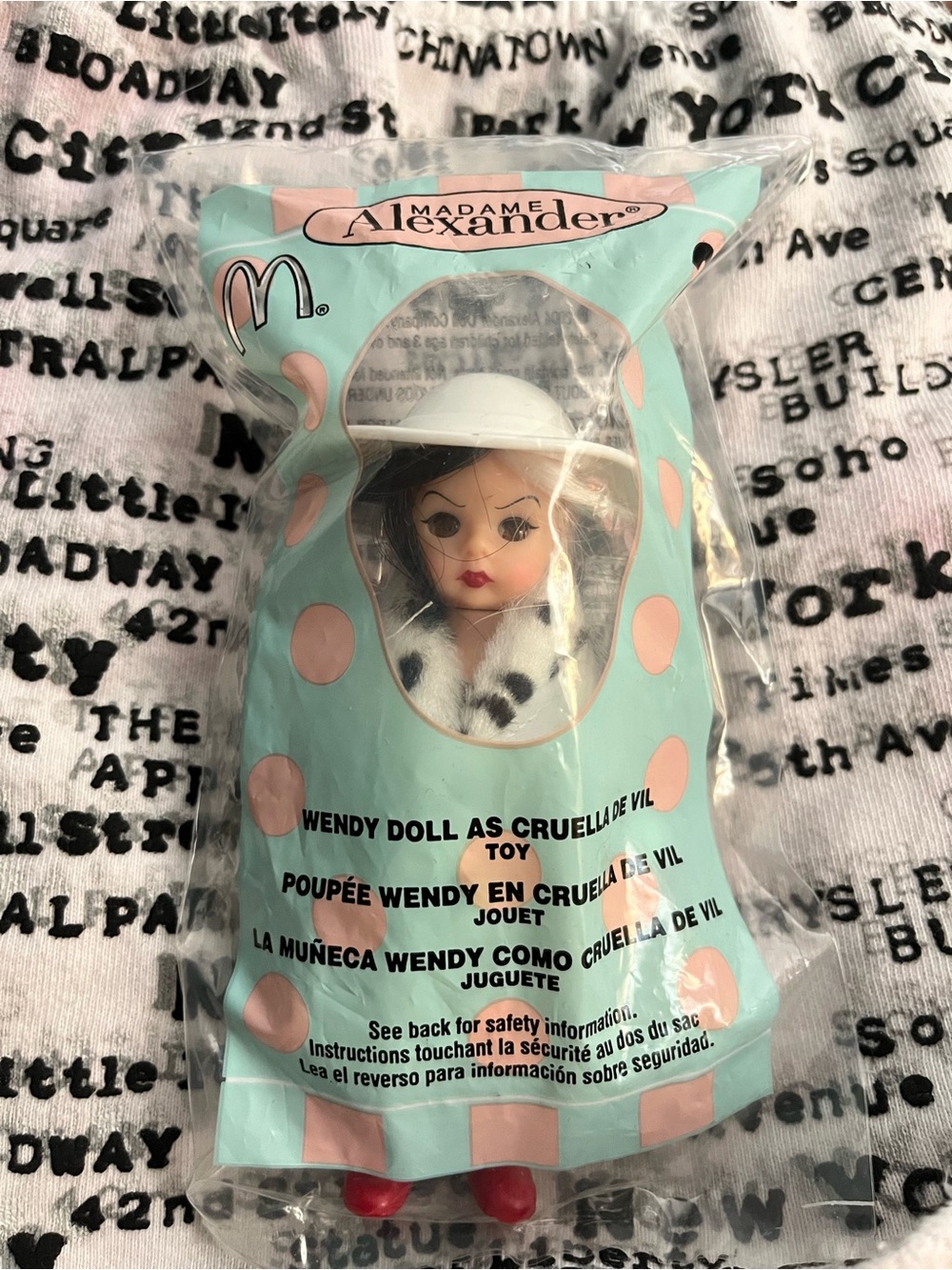 Vintage McDonald’s Madame Alexander Wendy Doll as Cruella De Vil Toy